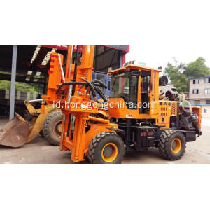 Highway Guardrail Dedusting system Pile Driver